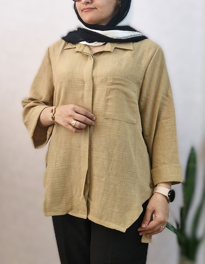 شومیز لینن بدون چروک شدگی
